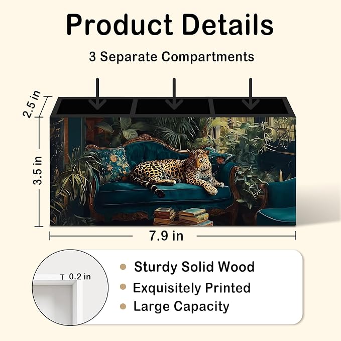 Trendy Retro Leopard Pen Pencil Holder for Desk, Maximalist Preppy Leopard Office Desk Accessories, Funky Cheetah Pen Holders Organizer for Classroom Office Desk