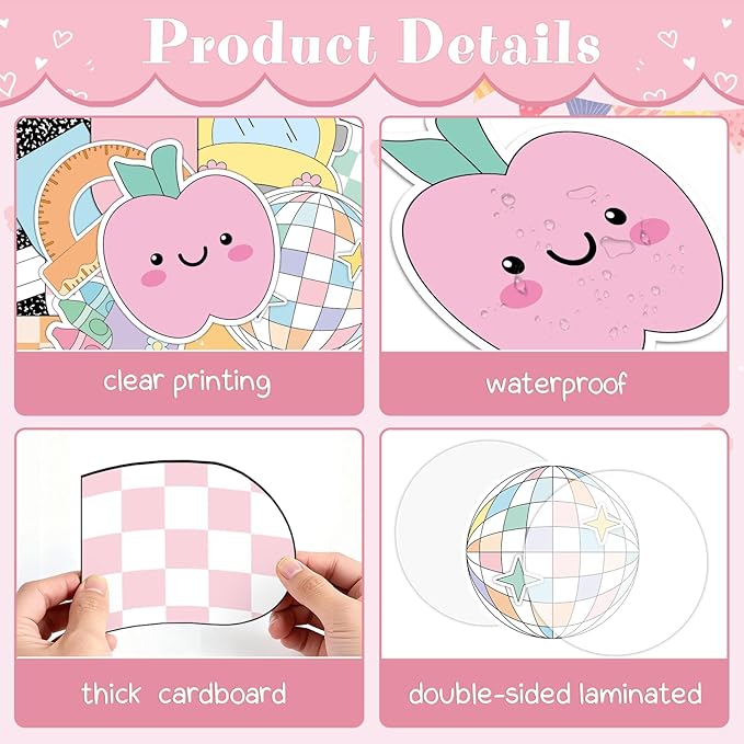 Composition Notebook Bulletin Board Decoration Set Welcome Classroom Decoration You Complete Our Class Bulletin Board Pastel Notebook Pencil Cutouts for School Classroom Chalkboard Wall Decor Supplies