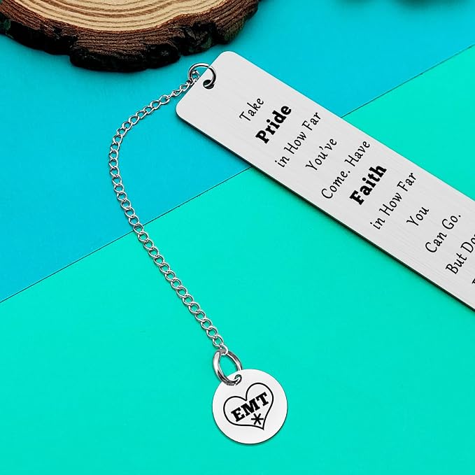 EMT Gifts Emergency Gifts EMT Inspirational Bookmark Emergency Medical Technician Medical School Graduation Gift Encouragement Gifts for Medical Student Paramedic Emergency Nurse Gifts Birthday Gifts