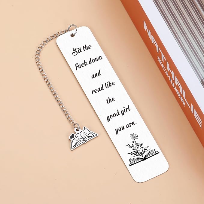 Smutty Bookmarks, Smut Book Merch Smutty Book Lovers Gifts for Women Female Friend Book Lover Bookish Gifts Christmas Stocking Stuffers Book Accessories for Bookworm Nerd Book Club Birthday Gifts