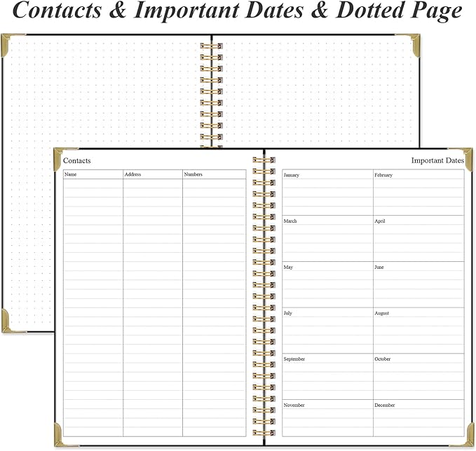 To Do List Notebook - Aesthetic Daily Planner to Easily Organize Your Tasks And Boost Productivity - Undated Planner for School or Office Supplies, 5.8" x 8.5", Black