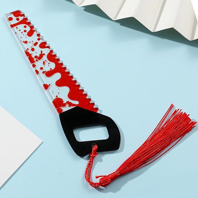 Funny Horror Gifts for Book Lovers, Bookmarks for Book Lovers, Book Gifts for Readers Women Men