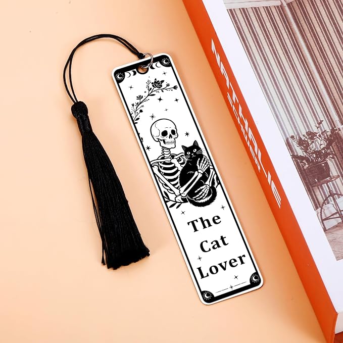 Cat Bookmarks for Women, Father's Day Gifts for Cats Dad, Cat Accessories for People Who Love Cats, Cute Cat Stocking Stuffers for Women Girl Boy Teens, Cat Lover Gifts for Women