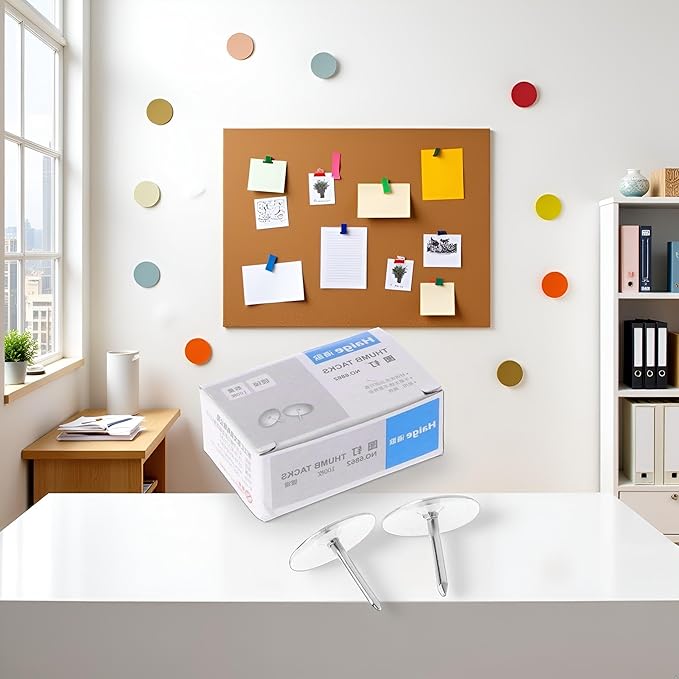 80Pcs/Box Metal Thumb Office Supplies Push Pin Scene Poster Push Pin Pins Push Pins Pin Thumb Tacks Cork Notice Board Board Drawing，Tape, Adhesives and Fasteners Tacks