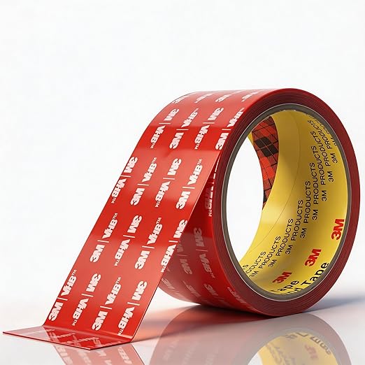 3M Clear Double Sided Tape Heavy Duty Made of VHB 4905 2 inch x 10 ft, Ultra Thin Strong Adhesive for Electronics, Glass, Automotive Emblem Mounting