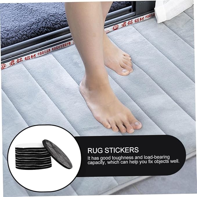 5sets Slip Retainer Stickers Sofa Grip to Prevent Sliding Double Sided Adhesive Heavy Duty Strips for Carpet Rug Padding