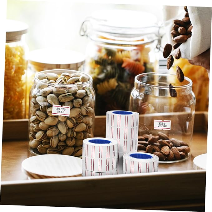 10rolls Self-Adhesive Marking Labels for Retail Pricing Price Sticker Tags for Small Businesses Efficiency Labeling and Convenient Price Sign