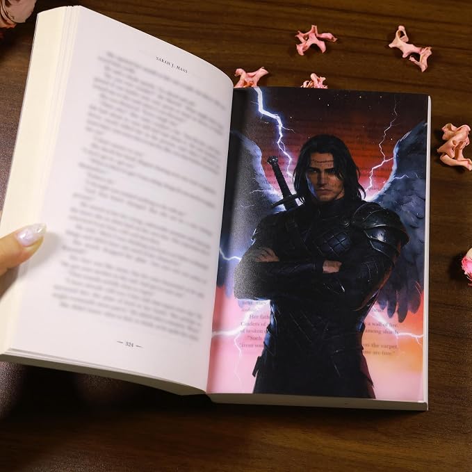 BAMAYSELF 15 Pcs C&C Fantasy Page Overlays for Women, Crescent City Merch for Readers, SJM Book Page Inserts Accessories Merchandise, Romantasy Acotar Bookish Gift for Book Lovers Booktok