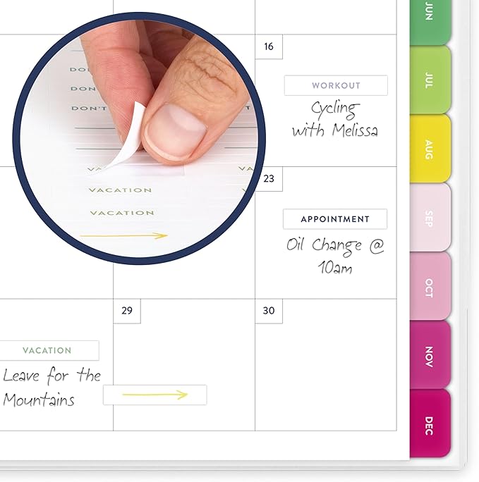 AT-A-GLANCE 2027 Planner, Simplified by Emily Ley, Weekly & Monthly, 8.5" x 11", Customizable, Camp Gingham (EL58-901-27)