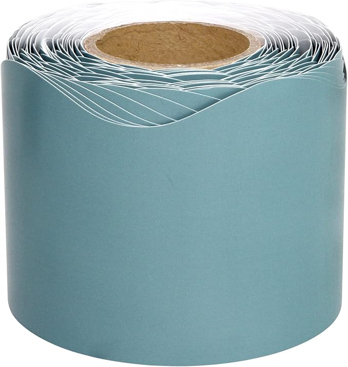 Fancy Land Calming Blue Bulletin Board Border Scalloped Border Trim for Classroom 52ft