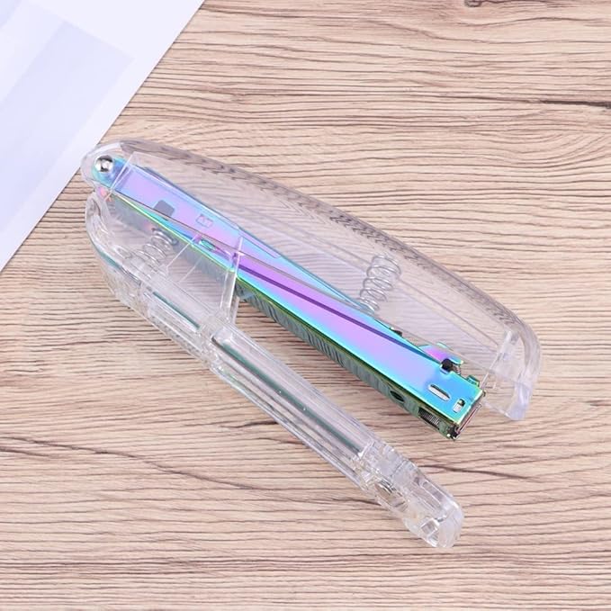 Desktop Stapler Classic Design Stapler Stapling Machine for Office School Home (1 Stapler + 1 Box Stapling Nail)