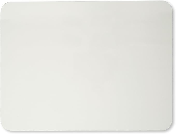Charles Leonard Dry Erase Lapboard, 9 x 12 Inches, Masonite, One Sided, Plain White, 1 Each (35100)