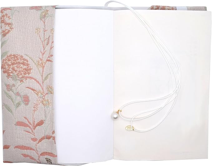 BLBMH 10x7 Book Cover | Handmade Non-Stretch Fabric Bible Cover with Bookmark | Washable Large Hardcover Paperback Protector | Privacy Reading Gift for Women - Dandelions Pink