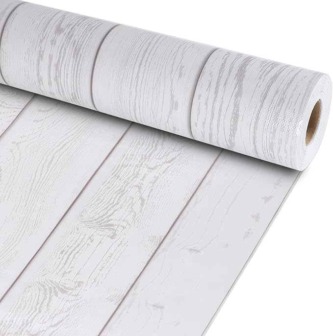 White Wood Bulletin Board Roll Reusable Waterproof Erasable Bulletin Board Fade Resistant Wrinkle Resistant Poster Non-Woven Fabric Bulletin Board Roll for Classroom Decor Wrap Crafts 15.55" x40ft