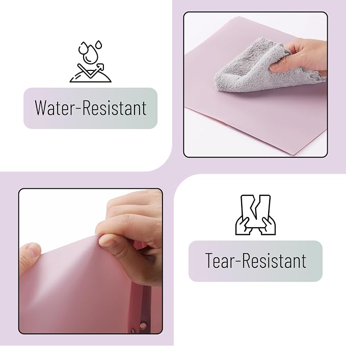 Mr. Pen- Plastic Folders with Pockets and Prongs, 10 Pack, Letter Size, Colorful, Flexible Plastic Folders with Prongs