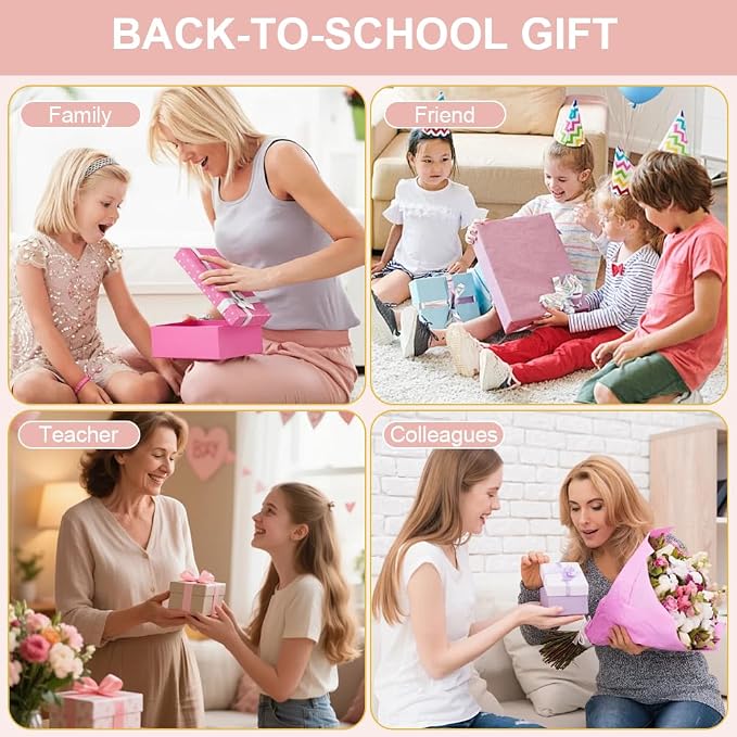 Locker Accessories Kit for Girls, Magnetic Locker Accessories with Mirror, Whiteboard, Pen Holder, Magnets & Dry Erase Markers for School, Office, Organizer Set