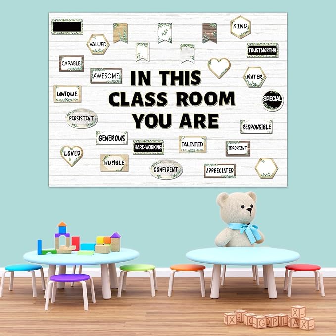 Qyeahkj White Wood Bulletin Board Paper Roll Wood Grain Bulletin Board Background Paper Fade Resistant Rustic Classroom Decoration Poster Craft Home Wall Education Decor Supplies 17.7in x 20ft