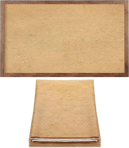 Mindsoft Bulletin Board Paper 48'' x 107'' Class Boards for Classroom Bulletin Boards Everyone is Welcome Classroom Board Decor Pillows Curtains Crafts(Parchment,1 Pc)