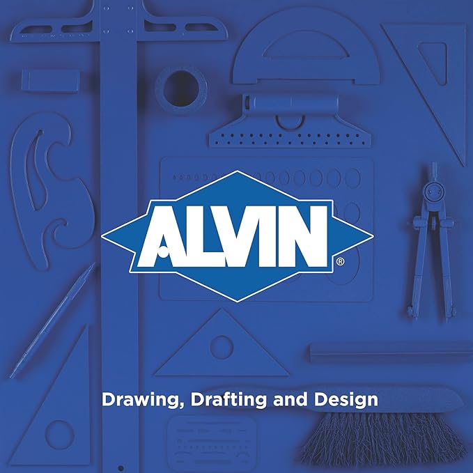 ALVIN ALT18 Aluminum Graduated T-Square, Drawing and Design Tool for Students and Professionals, Great for Carpentry, Drafting, Architecture, Engineering, and Art - 18 Inches