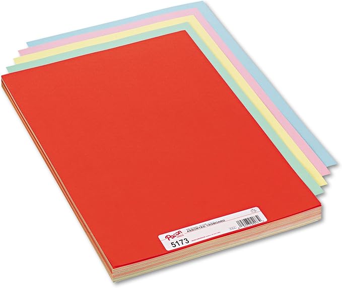 PAC5173 - Pacon Assorted Tagboard