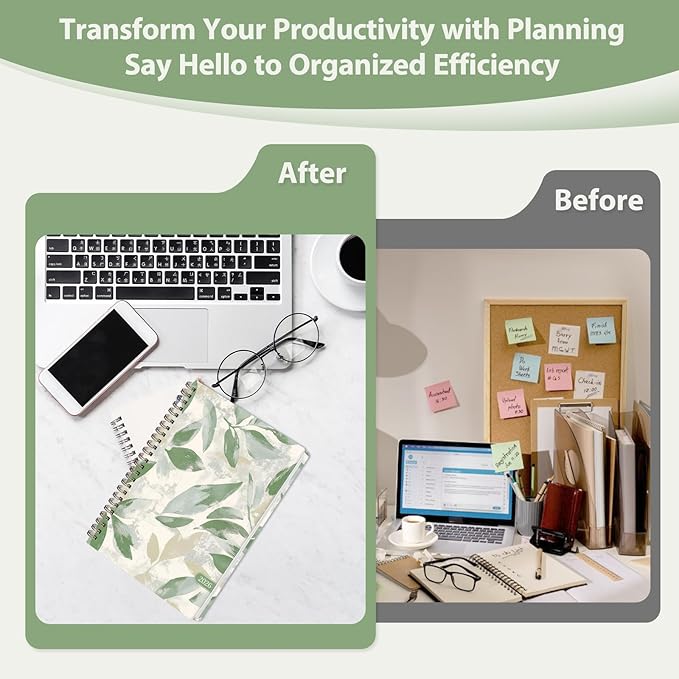 2026 Planner, Weekly and Monthly Calendar Academic Planner, Jan 2026 - Dec 2026, Planning Agenda Book for Desk Accessories and School Supplies - A5 (6.3'' x 8.5'')