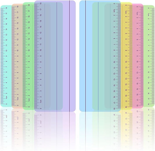 8 Pieces Guided Reading Strips Colored Highlight Strips Overlays and Rulers | Reading Bookmark Reading Line Trackers for Kids Dyslexia Reading Strips Student Reading Tools