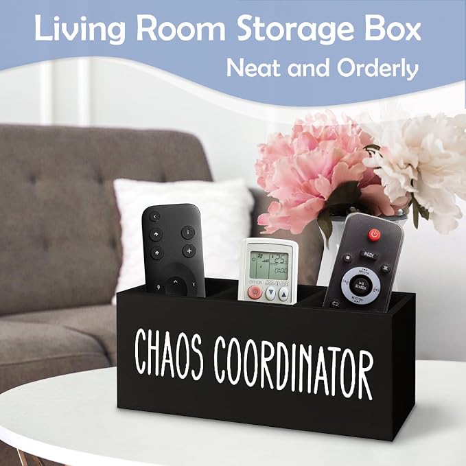 SNNDER Chaos Coordinator Gifts Pen Holder for Desk, Appreciation Thank You Gifts for Teachers Mentors Leader Boss Coworkers Managers Wooden Pen Pencil Holder Organizer for Office Desk Accessories