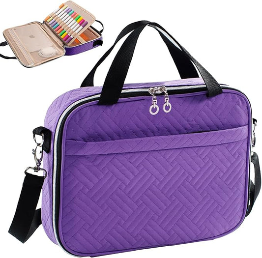 Aplufine Large Bible Case for Women-Bible Covers-Bible Carrying Case-Book Bags and Totes for Women with Detachable Shoulder Strap, Bible Gift