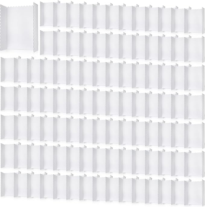 Outus 100 Pcs 24 x 36 Inch Trifold Poster Display Boards White for Science Fair Presentation Projects Photo Exhibition Display Tri fold Board Foldable Paperboard for School Supplies Bulk Business