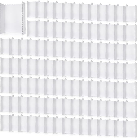 Outus 100 Pcs 24 x 36 Inch Trifold Poster Board Tri Fold Science Fair Display Boards for Projects Photo Picture Exhibition Event Displays Business Presentation School Foldable,White Corrugated