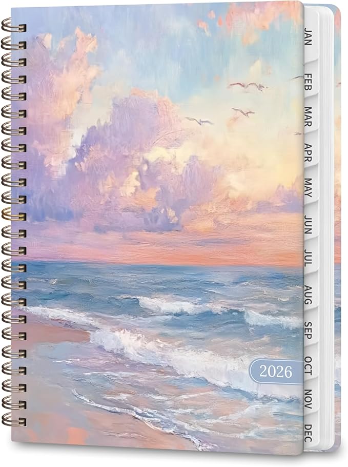 2026 Planner, Weekly and Monthly Calendar Planning Book, Jan 2026 - Dec 2026, Academic Agenda Planner for School Supplies and Office Desk Accessories - A5 (6.3" x 8.5")