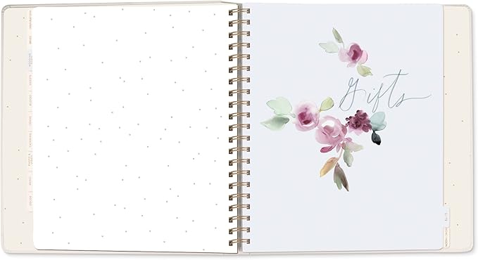 FRINGE STUDIO Garland Wedding Planner, Planner has 152 pages and includes a storage pocket. (157002)