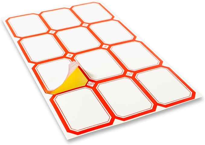 Small Cubby Bins 12 Piece Pack for Office Storage Kids Classroom or Toy Home Organizing Cube Bin with Plastic Container Self Adhesive Labels (11.6 x 7.7 x 4.9 Inch