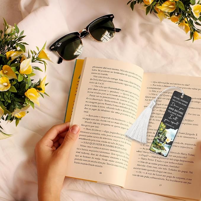 Christian Divine Purpose Bookmark, Inspirational Gift for Believers, Uplifting Gift for Spiritual Readers, Spiritual Bookish Present, Unique Landscape & Scripture Design Bookmark, WCB75
