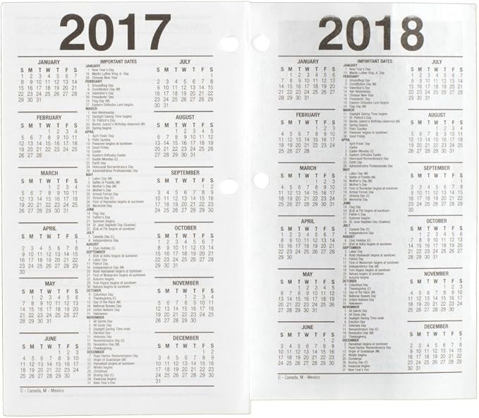 AT-A-GLANCE Daily Desk Calendar 2016 Refill, 12 Months, January – December, 3.5 x 6 Inch Page Size (E71750)