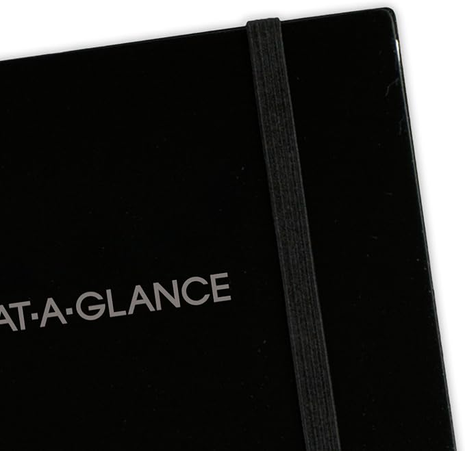 AT-A-GLANCE Undated Planning Notebook with Reference Calendars, 8.5" x 11", Large, Plan. Write. Remember., Black (7062090526)