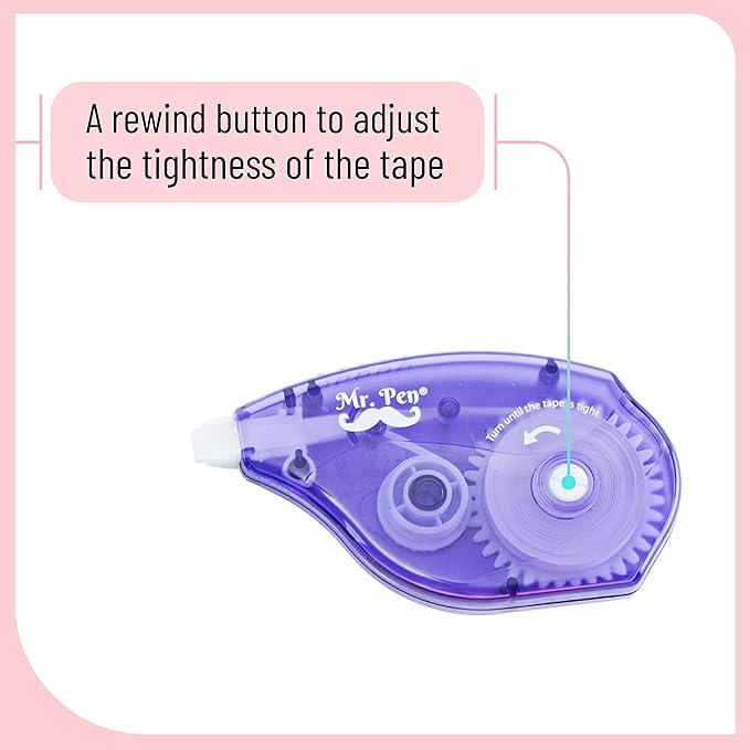 Mr Pen- Correction Tapes, Pack of 7, Correction Tape White Tape, Tape Eraser