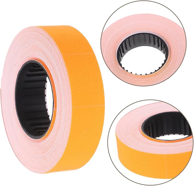 Housoutil 10rolls Pricemarker Labeler Roll for Sticker Paper Retail Price Tags Easy Application for Supermarkets Factories