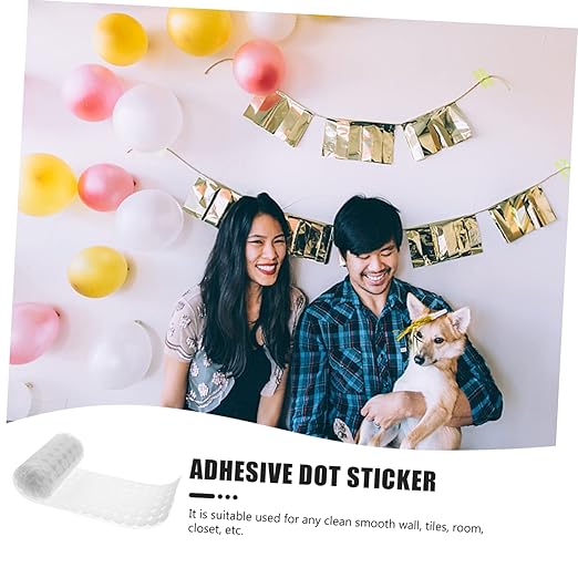 Lightweight Self Adhesive Dots Circle Stickers Adhesive Dots Tapes for Wall Door Window Decor