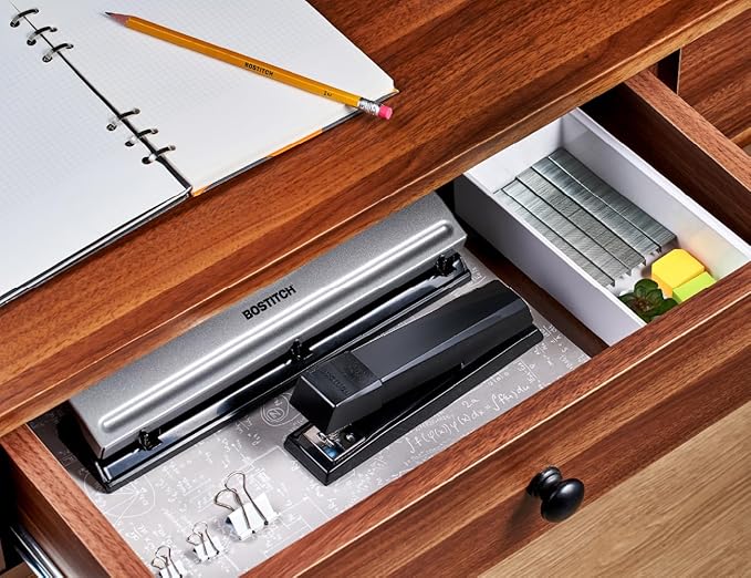 Bostitch Office Stapler,No-Jam Premium for Desktop,Includes 1,250 Staples,Full-Strip,25 Sheet Capacity,Black,(Pack of 12)