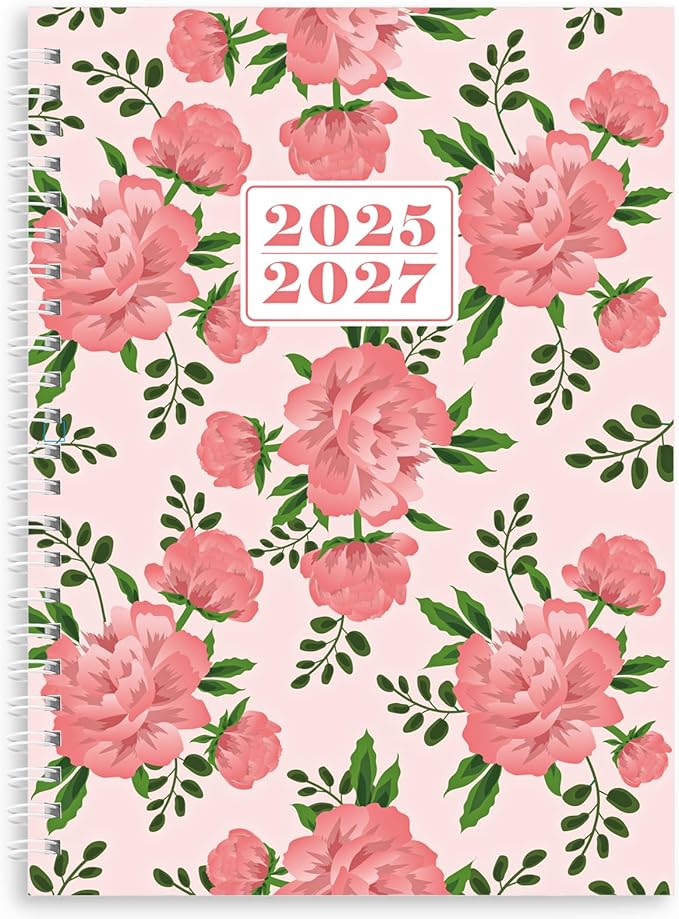 KONVINIT 2026-2027 Monthly Planner, 30 Months Calendar 2025 Planner - Runs From July 2025 Until December 2027-5.9'' x 8.4'' - Pink Monthly Planner 2025-2027 for Office Supplies