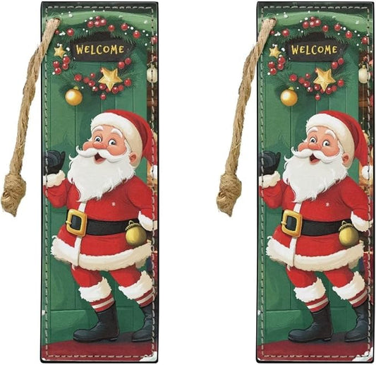 Bookmarks for Women Teacher Bookmarks for Women Readers Book Lovers Santa Claus Fun Book Marks for Book Lovers