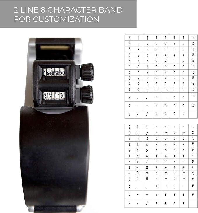 SBLabeler Two Line Date Gun Bundle / 2 Line Date Gun, Labels, Label Peeler / 8-Digit Dating Gun