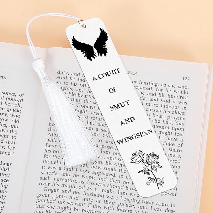 Dark Romance Merch Gifts Bookmark for Women, A Court of Thorns and Roese Merch, Dark Romance Bookmarks, Book Merchandise, Smut Booklovers Gifts, Booktok Book Marks for Reading Women