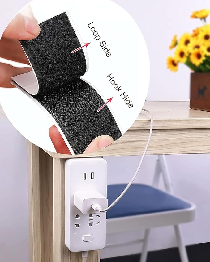 Double Sided Tape 1 inch X 16 Feet Self-Adhesive Heavy Duty Strips Backed Fastener Powerful Strips with Adhesive for Home School Crafts