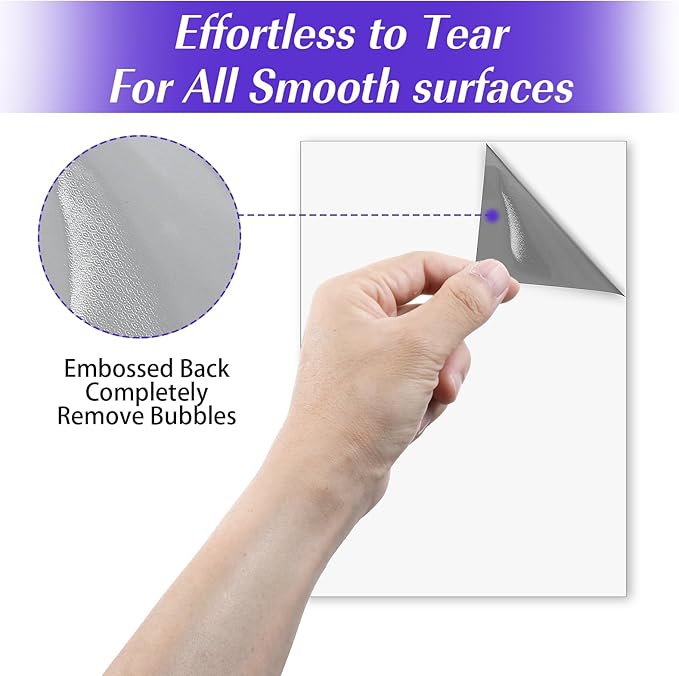 Qianyu 2 Pcs Dry Erase Board Sticker 8.3'' x 11.7'' Whiteboard Sticker Self-Stick Dry Erase Sheets Wallpaper Peel Stick New Stain Proof Dry Erase Stickers for Wall Desk Refrigerator Door Locker