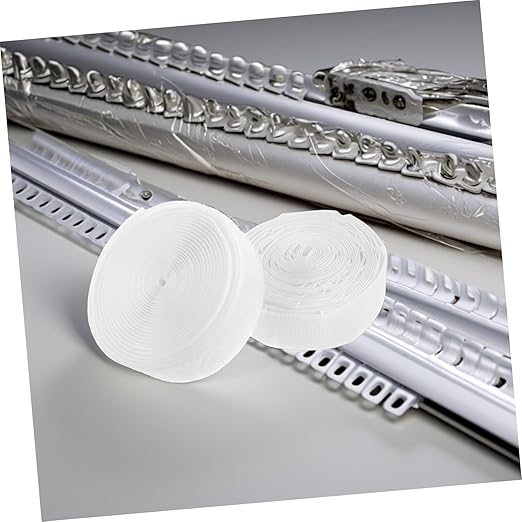 Alipis Self-Adhesive Strips for Curtains Double Face Tape Heavy Duty Hook and Loop Fastener Strips for Window and Door Mounting