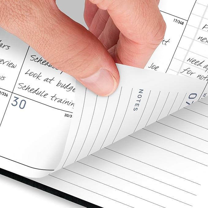 AT-A-GLANCE 2026 Planner, Weekly & Monthly, 7" x 8.75", Medium, Contemporary Lite, Black (70545X0526)