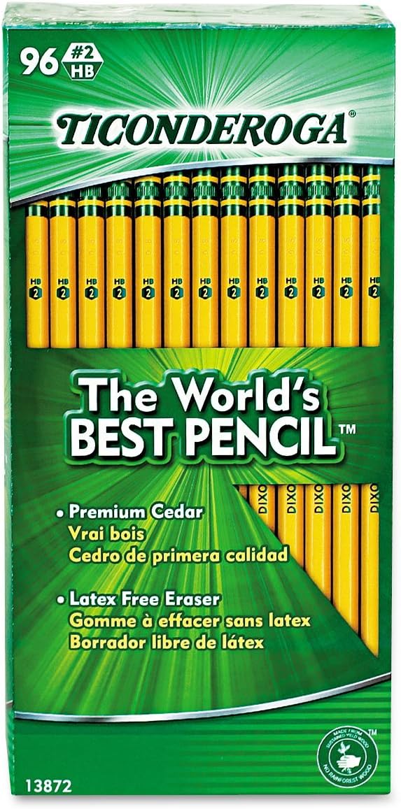 Ticonderoga® Woodcase Pencils, Pack Of 96 Pencils