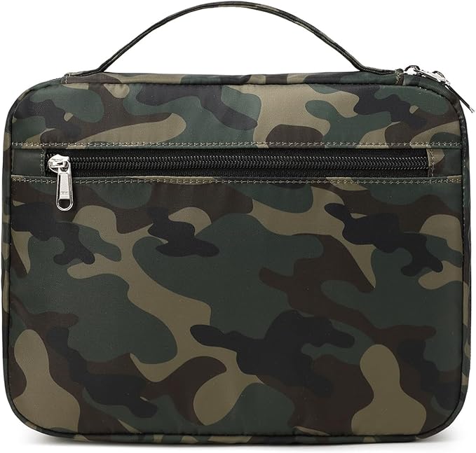 Octsky Bible Book Covers for Boys, Kids Bible Case/Protective/Holder with Pocket, Camo-1
